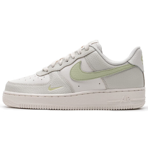 Nike (Nike) Chaussures pour femmes chaussures Air Force 1 Air Force 1 AF1 Leyee en cuir petite chaussure blanche chaussures décontractées chaussures de sport chaussures IB3881-001 Green blanc 36