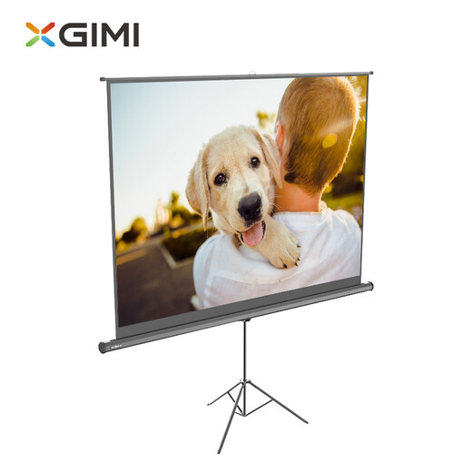 Cortina de soporte XGIMI de 100 pulgadas 16 10 (pantalla de proyección profesional XGIMI, múltiples escenarios de aplicación, soporte de elevación estable, material duradero y de alta resistencia)