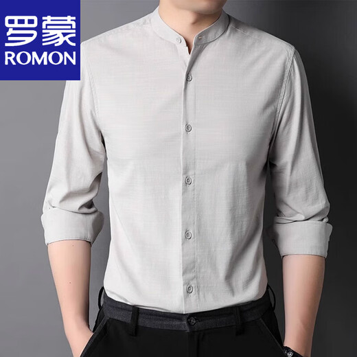 Romon petite chemise en coton autonome en 2025 Spring et automne