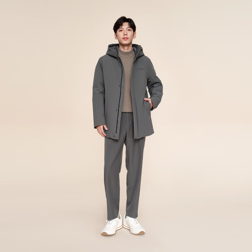 Bosideng winter down jacket for men's short hooded thickened new national standard 90 velvet shopping mall same casual versatile jacket
