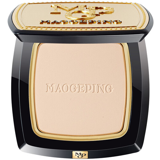 Mao Geping light-sensing soft gauze condensing small golden fan powder 801 white color 7g powder powder makeup makeup repair birthday gift for women
