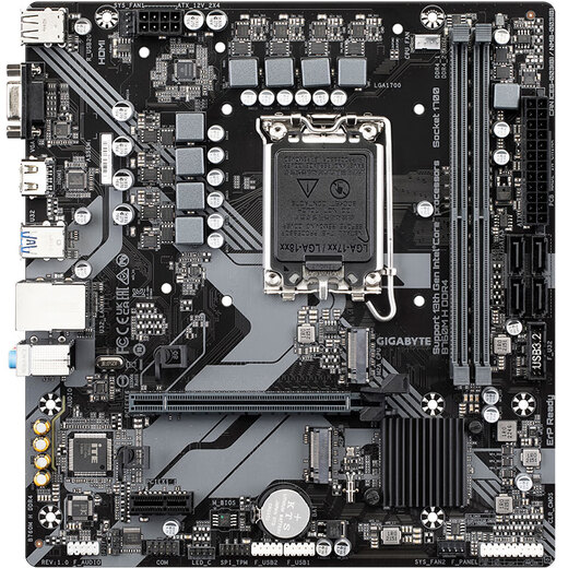 Gigabyte B760M H DDR4 Support CPU 13600KF 12600KF Intel LGA 1700