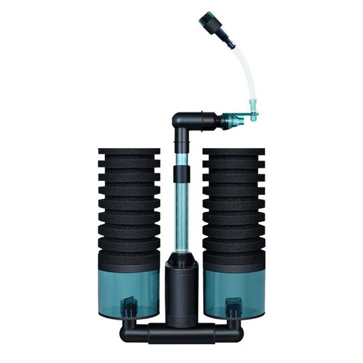 QANVEE electric double-head water fairy crystal shrimp fish tank with oxygenation and air pump-free biochemical sponge small built-in filter DD-200A (5V low-pressure water pump)