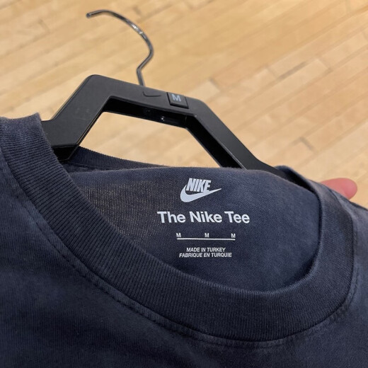 耐克（Nike）短袖T恤男装夏季新款运动服针织透气圆领上衣 FD1283-010黑色做旧款 S