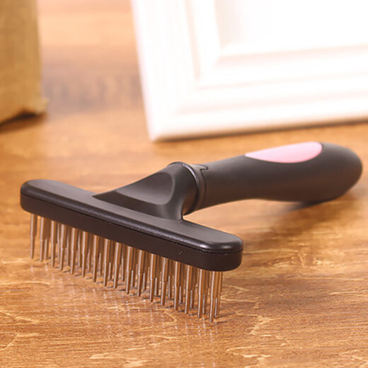 Wami Samoyed special nail rake comb pet knotting comb dog hair removal comb large dog needle comb dog grooming comb Samoyed special nail rake comb