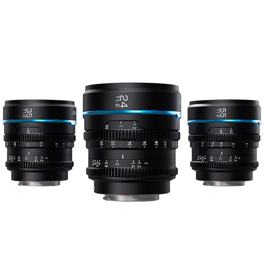 SIRUI T1.2 Large Aperture S35 Nightcrawler Series Manual Focus Cinema Lens Black 24mm T1.2 S35 (M4/3 Mount)