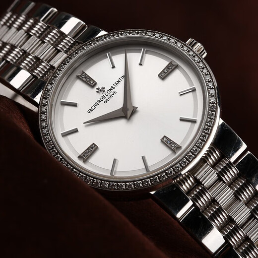 [Second-main 99 Nouveau] Vacheron Constantin Series 25557 / Q01 18K Gold Original Inslumed Diamonds Fashion Casual Business Watch Watch 25557 / Q01G-9276 / Platinum / Platinum / Silver Plate