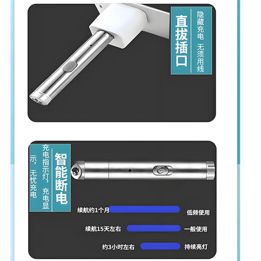 Spirit Pet Talk Funny Cat Laser Pen Cat Toy Funny Stick USB Charging Self-Happling Funny Cat Toy Pet Infrared Laser Light