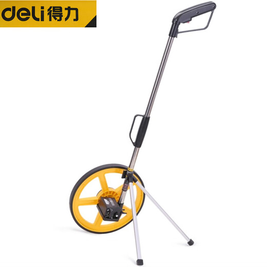 惠利得手推式机械轮式测距仪可伸缩DL330060可折叠测量轮尺 DL9712 机械轮式测距仪318mmDL9712