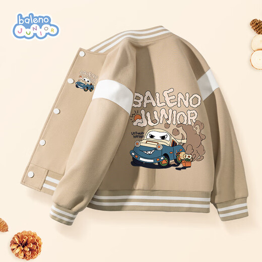Baleno Boys' Jackets Spring and Autumn Style for Medium and Large Children 2025 Trendy Cool Children's Clothing Contrast Color Baseball Uniforms Children's Autumn Clothing Casual Jackets