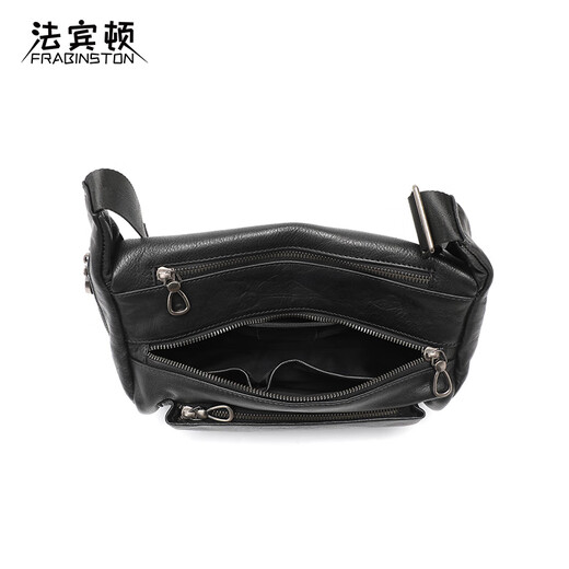 
Fabington FRABINSTON Men's genuine leather shoulder bag Fashion casual versatile crossbody bag Retro multifunctional simple trend Korean mobile phone bag Genuine leather shoulder bag 9738