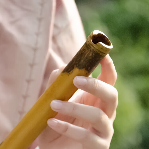 玉屏箫笛 湘妃竹虎皮斑满花洞箫八孔乐器 可选细管琴箫 曹俊亲制专业箫 8孔D调洞箫 箫