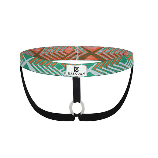 ROSELEX confidential delivery men's thong sexy double thong men's sexy underwear low waist gay night S black-KX006-SD1