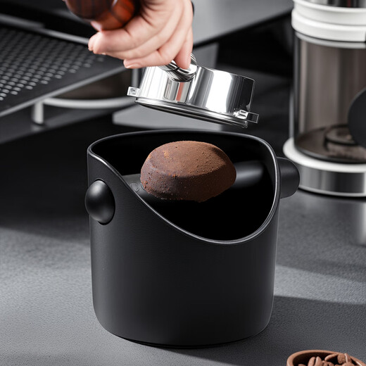CLITON coffee grounds bucket household Italian coffee machine waste powder residue thickened knocking slag bucket storage slag box mini plastic slag bucket