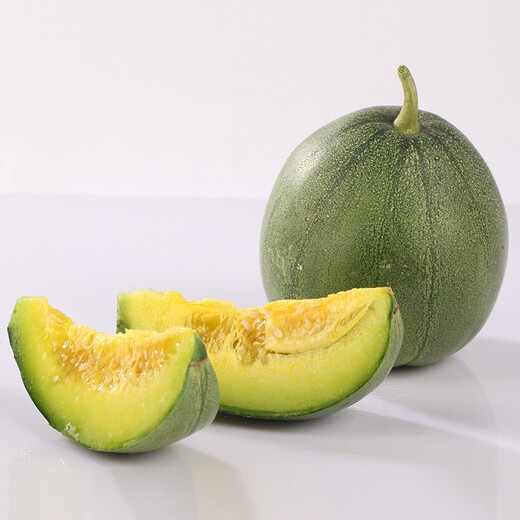 Zhongke Maohua Fruit Seed Green Melon Seed Emerald South Korea Emerald Jade Green Skin Green Flesh Melon Seed South Korea Emerald 600 capsules/bag anti-crack type dark green skin