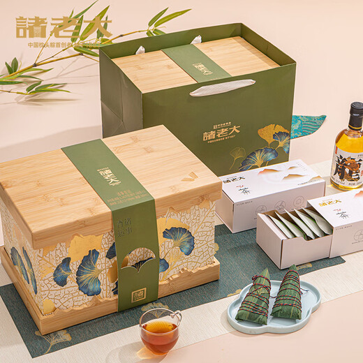 
Zhu Laoda’s Dragon Boat Festival Gift Gifts, Zongzi Gift Box, Pillow, Zongzi Intangible Cultural Heritage, Chinese Time-honored Brands Business Gift Group Purchase, All Things Apricot Fortune 1342g