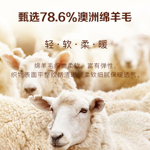 哈吉斯（HAZZYS）男装 秋冬款毛衣外套简约百搭羊毛开衫男ABYZD0BDF55 藏青色NV M （170/92A 46）