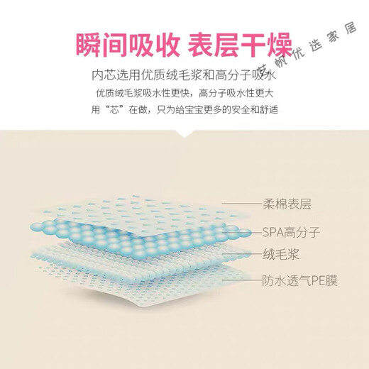 小布头三角巾免洗尿布婴儿三角巾T型纸尿片新生儿尿布宝宝一次性 120片装 S-120片（建议6-10斤的