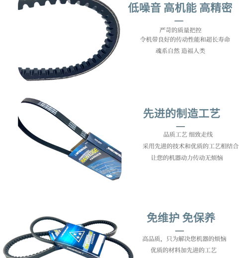 Bagang imported A-type toothed AV13 triangle belt 6200RECMF6210/6230/6240/6250/6255 RECMF6200