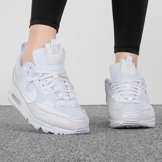 耐克（Nike）官方跑步鞋女鞋 新款Air Max 90气垫缓震运动鞋户外透气休闲鞋 DM9922-101/后置气垫 36.5