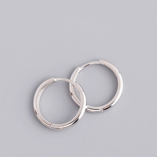 Xinshe S999 Fuß Silberohrringe für Frauen 2025 Neue Style Piercing Ohrringe Ohrringe Stollen Sterling Silber Design hochwertige Ohrringe 12mm [2 Pakete]