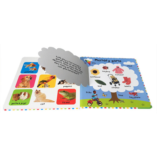 幼儿英语100词 我的100个单词 英文原版 First 100 Words Lift-The-Flap 罗杰普利迪 幼儿绘本翻翻书 0-6岁 搭启蒙认知100只动物 100个农场词汇 我的100个单