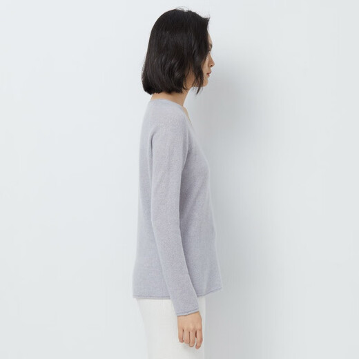 
Snow Lotus Autumn and Winter New Cashmere V-neck Pullover Cashmere Sweater Women T653 M(100)