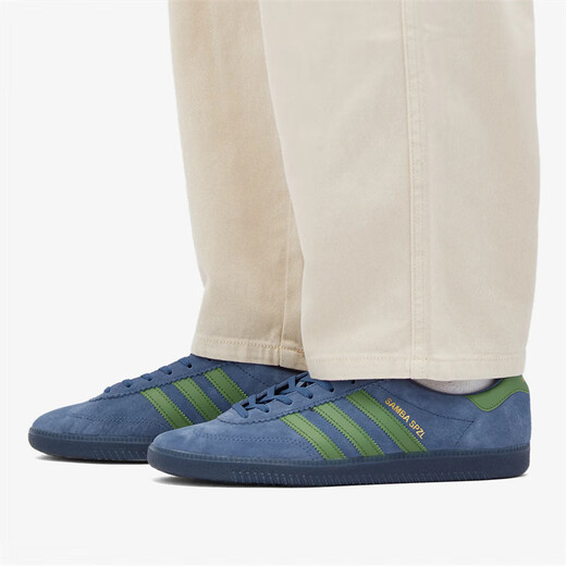 Adidas Buyer End X Spzl Samba Deco Choices informales cómodos y resistentes al desgaste para hombres y mujeres IH9926 Azul 37 37 1/3