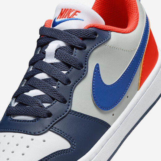 Nike Nike Мужская и женская повседневная обувь Court Court Borough Детская спортивная обувь модная белая обувь подростки подростки