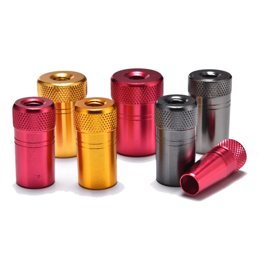 Chaoyu (ZHAOYU) fishing rod modified to copy net joint accessories screw universal connector DIY nut ​​rod head screw homemade fishing gear inner diameter 8mm (color-shape random)