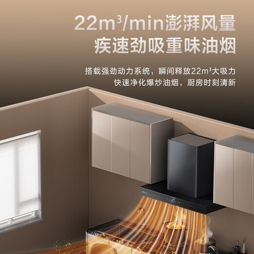 Vanward Dunstabzugshaube im europäischen Stil, Herd-Set, 22 Kubikmeter, große Saugwelle, Induktion, Haushalts-Top-Saug-Dunstabzugshaube, One-Touch-Thermoreinigung, geräuscharmer Rauchreiniger, Einzelhaube, globaler Rauchreiniger X739A