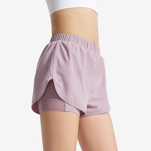 Keep 运动短裤速干防走光训练健身裤跑步瑜伽服外穿夏女显瘦13385 海雾紫 M