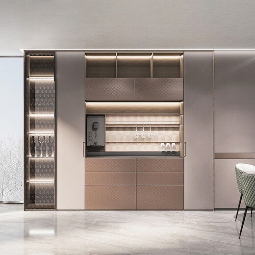 Sophia Wardrobe Customized Storage Wardrobe Light Luxury Master Bedroom Integrated Large Wardrobe Bedroom Furniture Cloakroom Whole House Customization Yuan/square meter (standard E2 level handle)