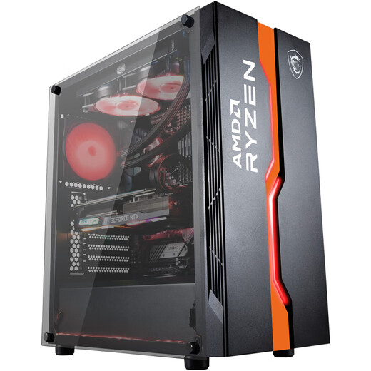 MSI Play Ryzen Edition mid-tower gaming computer case (supports ATX motherboard/240 water cooling/side penetration/MORTAR mortar) (MAG Vampiric 011C)