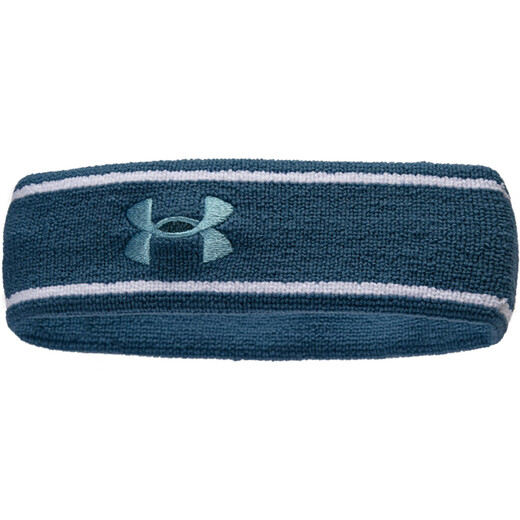 安德玛（Under Armour）男士女士跑步健身训练休闲运动条纹头带 1373118-414