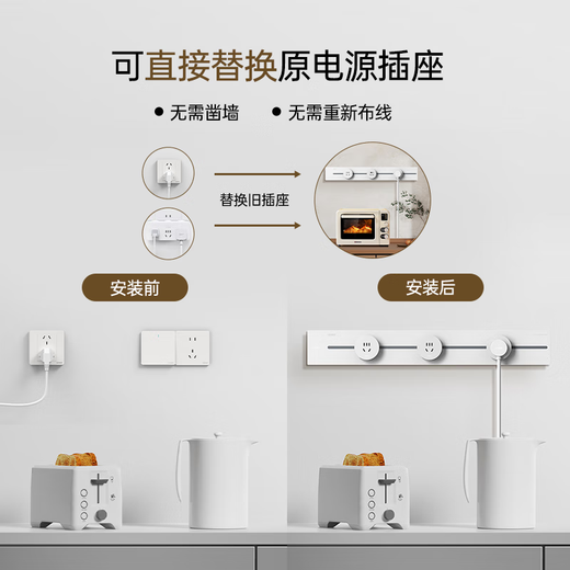 正泰（CHNT）明装 星河超薄轨道插座 可移动墙壁插座壁挂式/插线板/接线板 银河白 轨道0.6m*1+适配器*4 星河超薄轨道插座-明装
