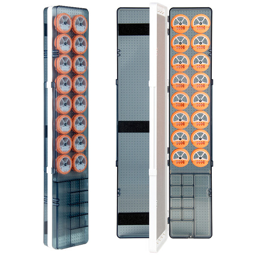 The source of fishing three-layer multi-functional float box line box main line box accessories box fishing float box 55cm fishing gear supplies 55cm floating point three-layer (silica gel 16 axis)