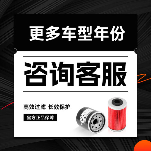Filtre de machine KN Filtration efficace Adapté à l'élément de filtre à huile de moto Benelli / Qianjiang Trk702 / 702X