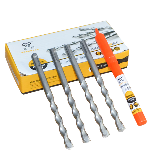 XMSJ Deutschland Original importiert Elektro Hammer Bit Square Griff vier Grube 12 Stahlbeton Runde Griff Bauwand Quadratgriff 11150