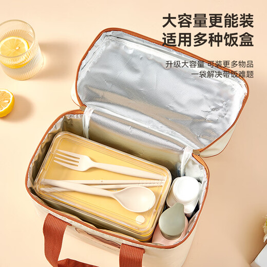 WORTHBUY Lunch Box Bag, Cool and Insulated Portable Lunch Bag, Dinner Plate Bag, Picnic and Camping Takeaway, Portable Office Worker Lunch Bag, Round Insulated Bag: High Style
