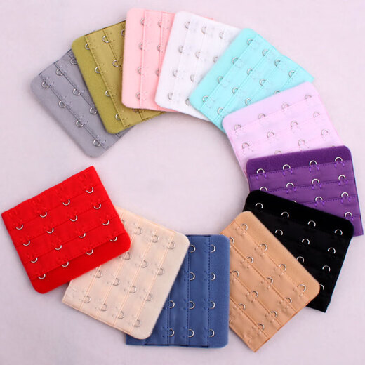 Rongtao underwear buckle increases to four rows and four buckles. Bra extension buckle. Underwear adjustment back buckle. 4 rows and 4 buckles. Extended buckle. Navy blue.
