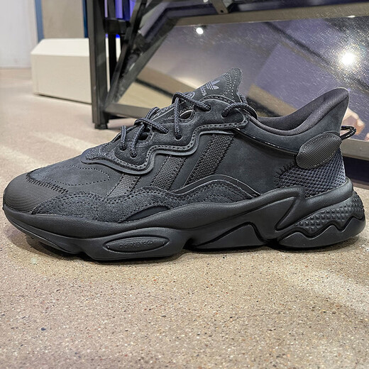 阿迪达斯 （adidas）三叶草男女鞋2025夏季新款OZWEEGO老爹鞋复古休闲跑步鞋情侣运动 GY9926黑色/OZWEEGO 36.5 (225mm)