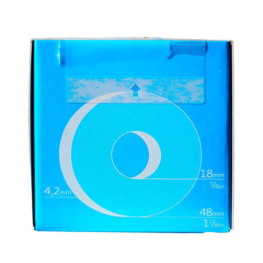 KangeBao plástico pequeño anillo blanco anillo de fuga anillo de parche oscilar de bolsillo de bolsillo de bolsillo brava de bolsillo de bolsillo de bolsillo 12035 y 12045 y 12039 kangebao 12039 anillo de parche a prueba de fugas 5 piezas (piezas dispersas sin caja)