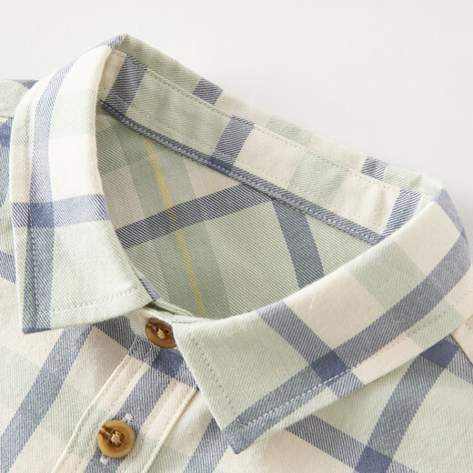 David Bella spring and autumn boys' plaid shirts, medium and large children's cotton shirts, children's tops, children's clothing