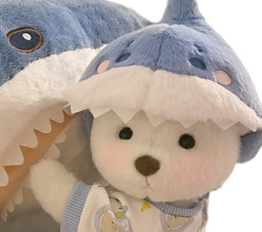 Joix faite à la main mignon ours poupée en peluche en peluche ours ours poupée copine d'anniversaire cadeau de la Saint-Valentin cadeau Dinosaure Dinosaure costume [tissu + ours, Nouvel An normal, emballage de sac cadeau exquis