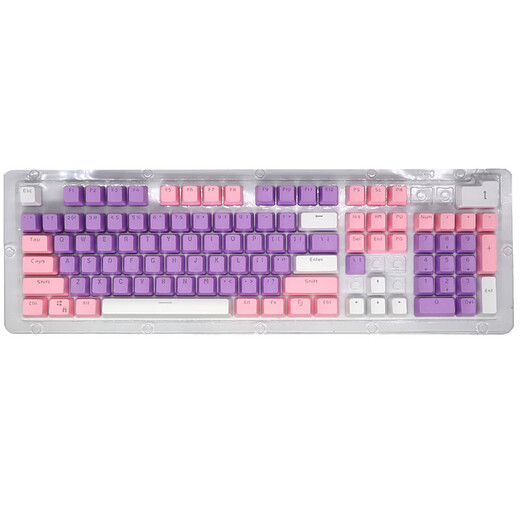 Logitech K845 Clavier mécanique Axe de clé mécanique Clavier de clavier mécanique câblé E-Sports Game Ti-Desk External ordinateur portable 104-Key Full-Light Commercial Model G102 Set K845 Purple Lover-Red-Red Axis