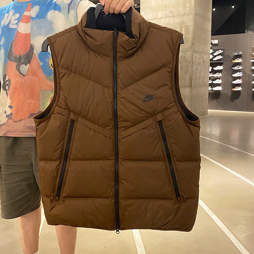 耐克（NIKE）羽绒马甲背心男冬季新款运动保暖外套 DV1136 FB7374 FB8184-010 S