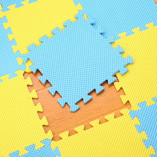 Children's floor mat foam tatami floor mat bedroom crawling sponge mat splicing plastic room floor mat puzzle with a minimum order of ten pieces, yellow 29*29cm (single piece price)