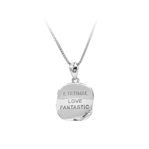 Pt.Charm new women's platinum pendant curled small square brand platinum pendant pt950 letter necklace 520 gift pendant spot 2.2-2.3g national inspection certificate