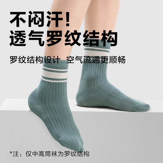 
JD.com makes children's summer socks for girls in the middle tube cotton socks and floor socks for comfortable school starts Zhongda Children 22-24CM